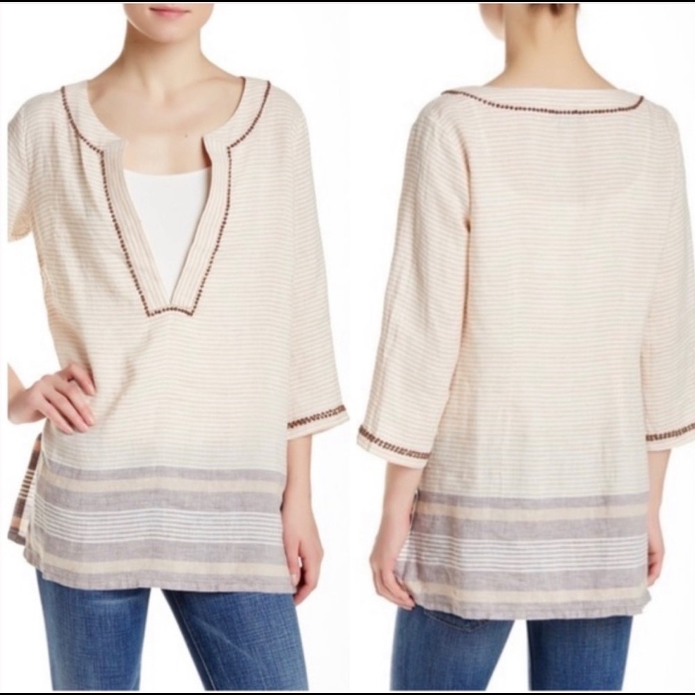 TOMMY BAHAMA MARINA LINEN TUNIC LARGE